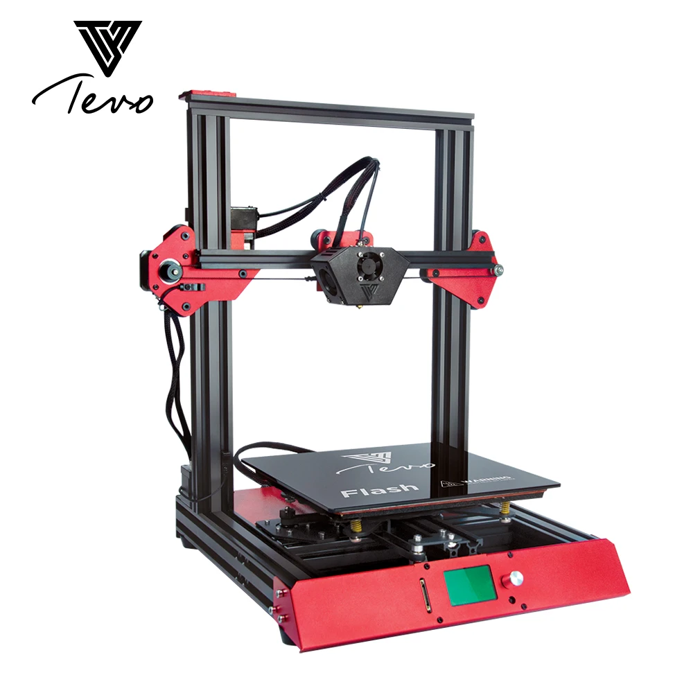 

2019New Arrival Tevo Flash 3D Printer Kit 50% Prebuild Large Printing Size Machine for Multi 3D Printing Filament ABS PLA 1.75mm