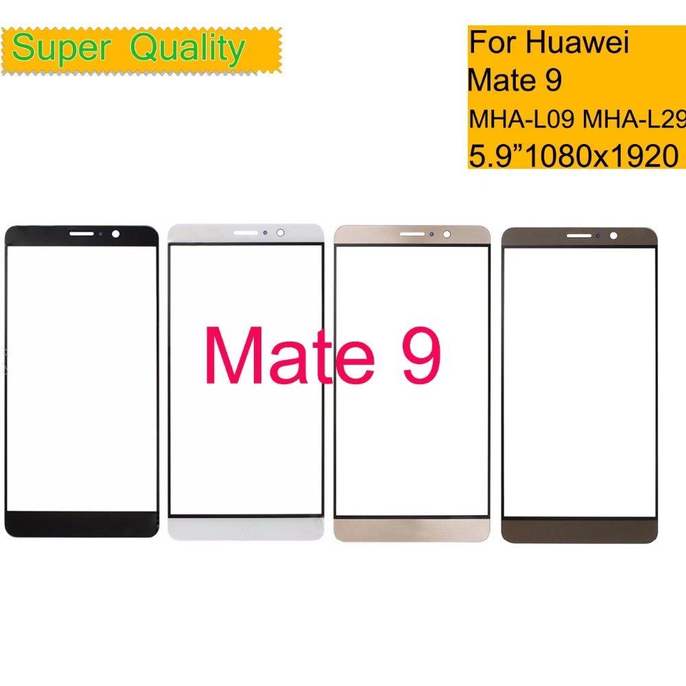 10Pcs/Lot For Huawei MATE 9 Screen Panel Front LCD Glass Lens Replacement|Mobile Phone Touch Panel| - AliExpress
