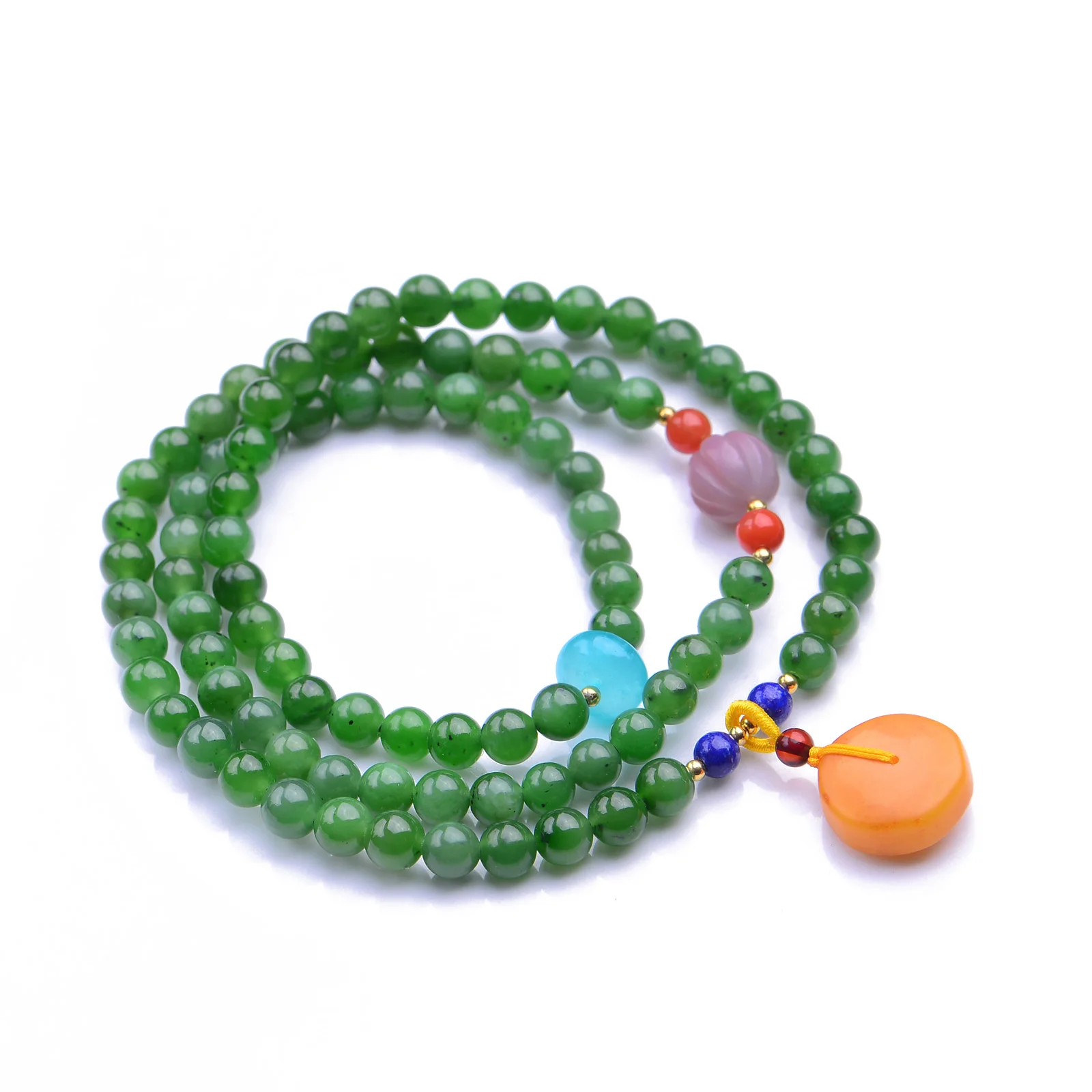 

Handmade Authentic Green Crystal Bracelets 5.8mm