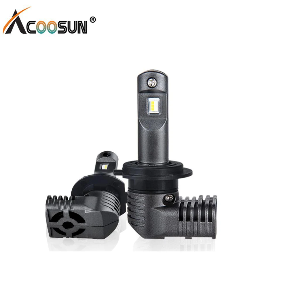 AcooSun h7 H11 led автомобилей головной светильник s 9005 9006 9012 HB3 HB4 лампы 10000LM 6000K 12V 50W для