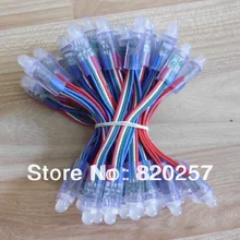 50 шт. строка 12 мм LED Pixel Модуль IP66 DC5V вход 0.3 Вт RGB изменение цвета