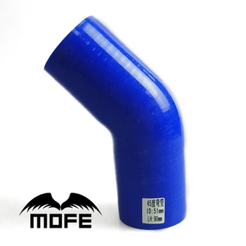 

MOFE Universal 45 Degree Car Elbow Cold Air Intake Induction Pipe Ducting Hose Tube Silicone Turbo Filter 51/57/63/70/76/mm