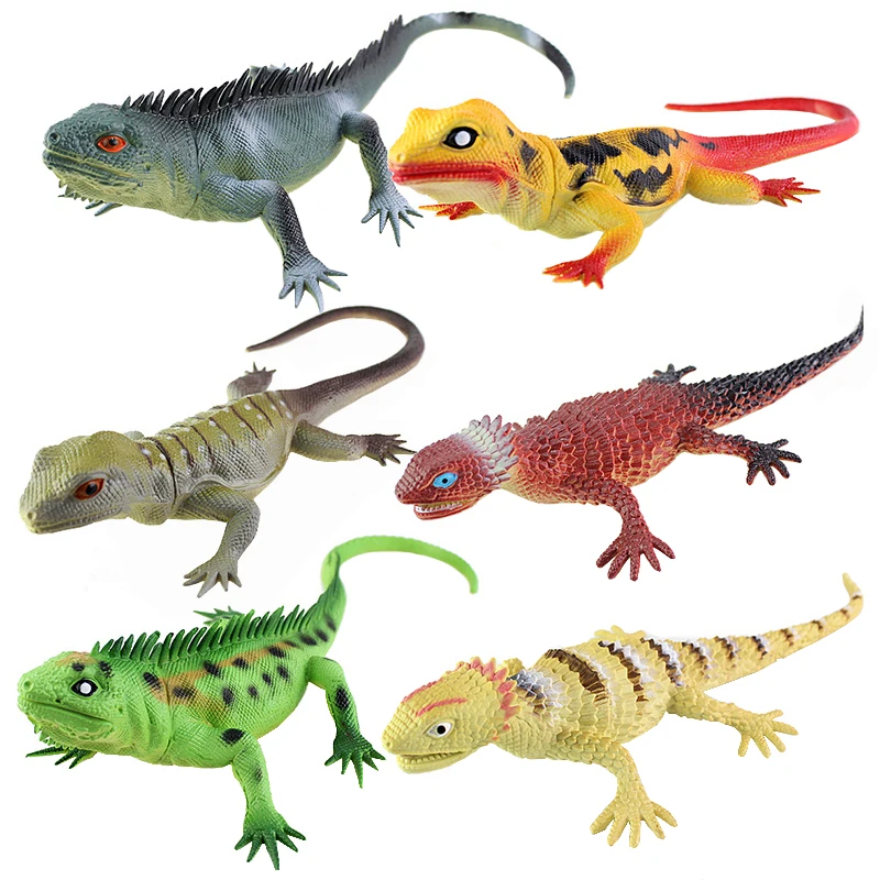 

Creative Simulation Lizard Model Toy Pvc Soft Vocal Whistle Simulation Animal Lizard Model Toy Funny Spoof Toy Gift To Friends