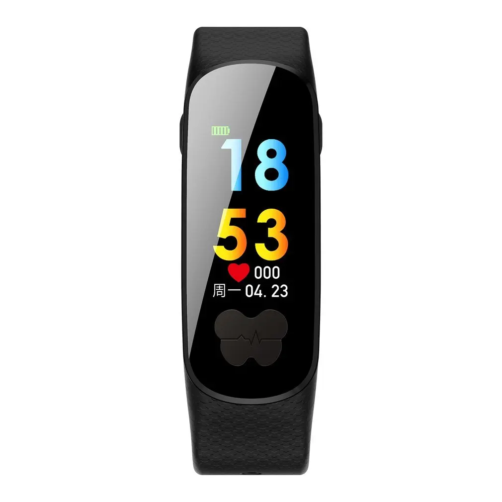 

B37 Smart Watch Color Screen Waterproof ECG+PPG Heart Rate Monitor Fitness Tracker Bluetooth Wristband for IOS Android 2018