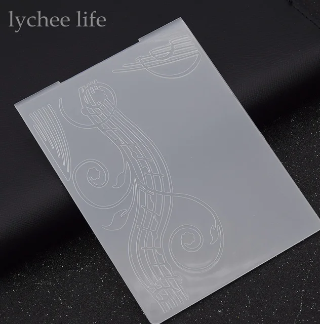Lychee Plastic Embossing Map Voor Scrapbook Template Stempel Card Maken