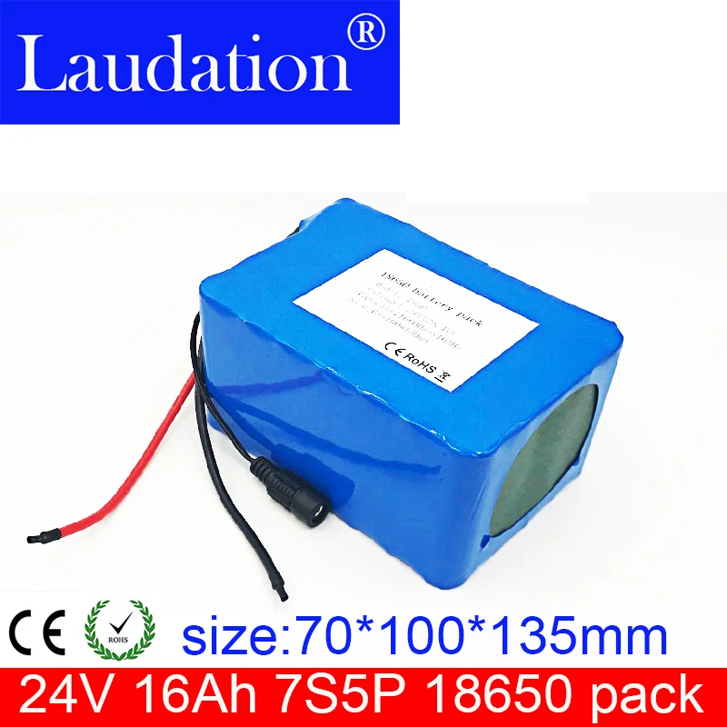 

24 V 16ah Lithium Ion Battery pack 16ah 16000 mAh 15A BMS 250W 24V 350W Battery Pack for Wheelchair Electric Motor Kit Electric