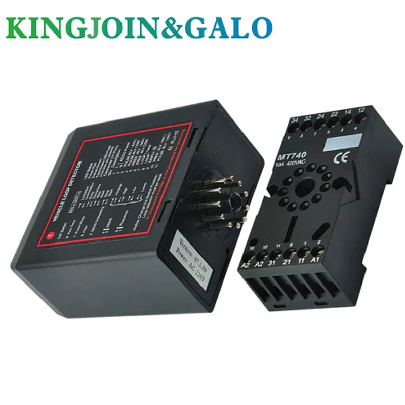 

GALO single channel inductive vehicle loop detector controller module for NICE barrier gate opener motor