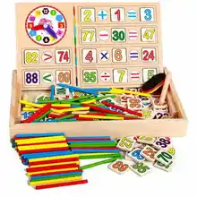 Magic sticks baby wooden math toy mathematics Educational toys for kids 3 years old montessori science preschool Drawing toy