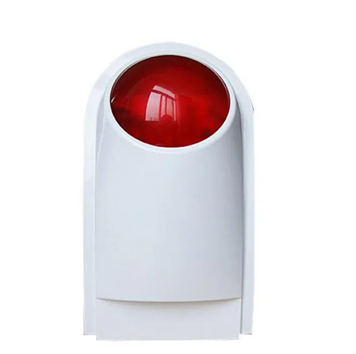 

Outdoor Siren With Red Flashlight (PA-100) Can be Used 1.2A 12V As a Backup Battery (Not Include)
