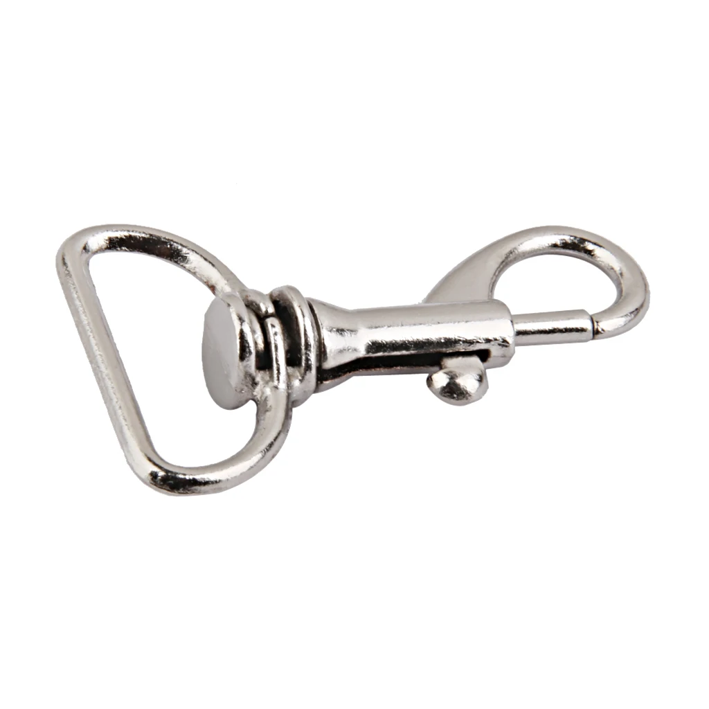 30x Lobster Clasps Trigger Swivel Snap Hook Clip Nickle Dog Lead Horse 19mm