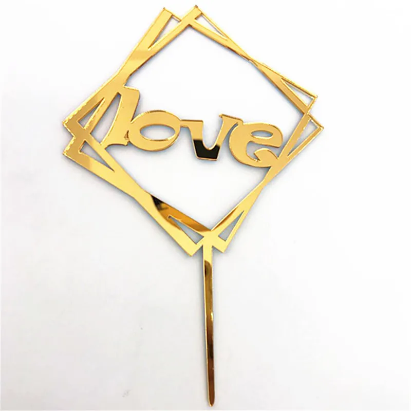 

Golden Flash Happy Birthday Cook Topper Creative Antler Star Toppers For Cupcake Cake Birthday Party Decoration Wedding Supplies