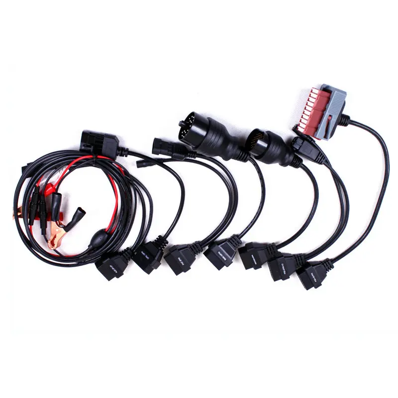 OBD2 OBD II сканер кабели Полный комплект 8 шт. автомобильные кабели для автомобиля для VD TCS CDP Pro Plus автомобилей кабель инструмент диагностики