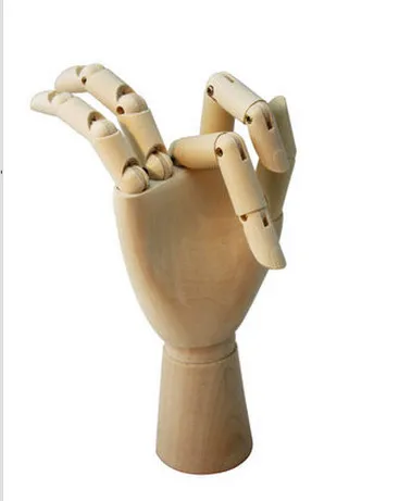 10 inch top level artist painting wooden hand articulate drawing