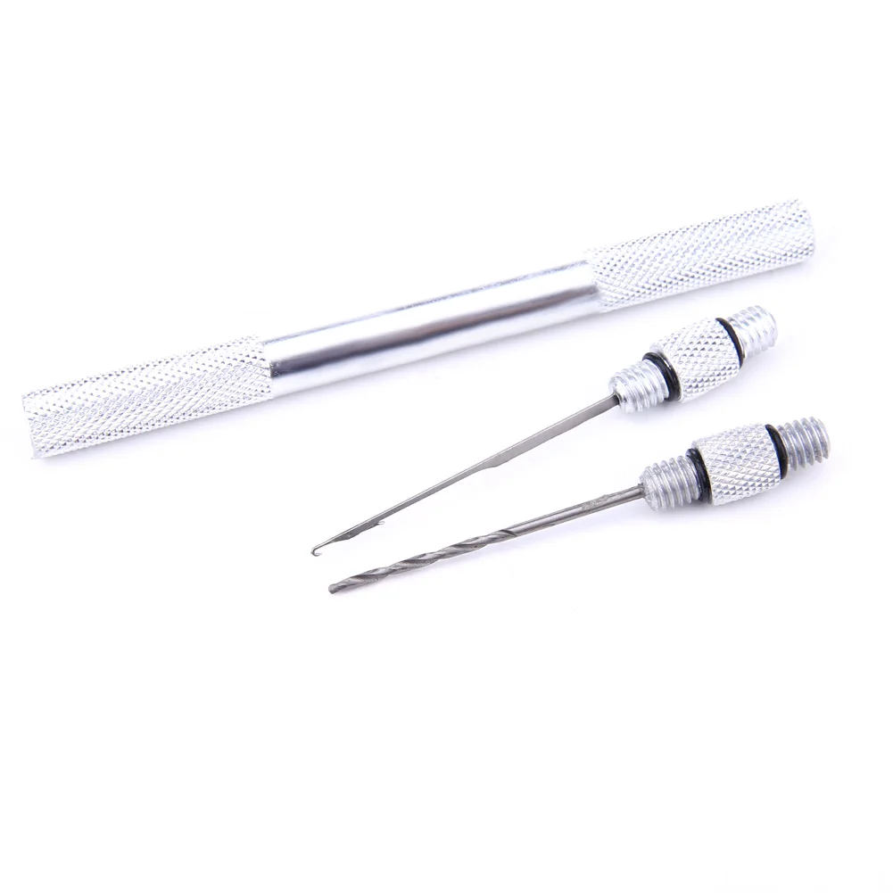 Aluminum Alloy Bait Needle tool Drill Bit Fishing Bait Hook Needle Multiple Function Carp Bait