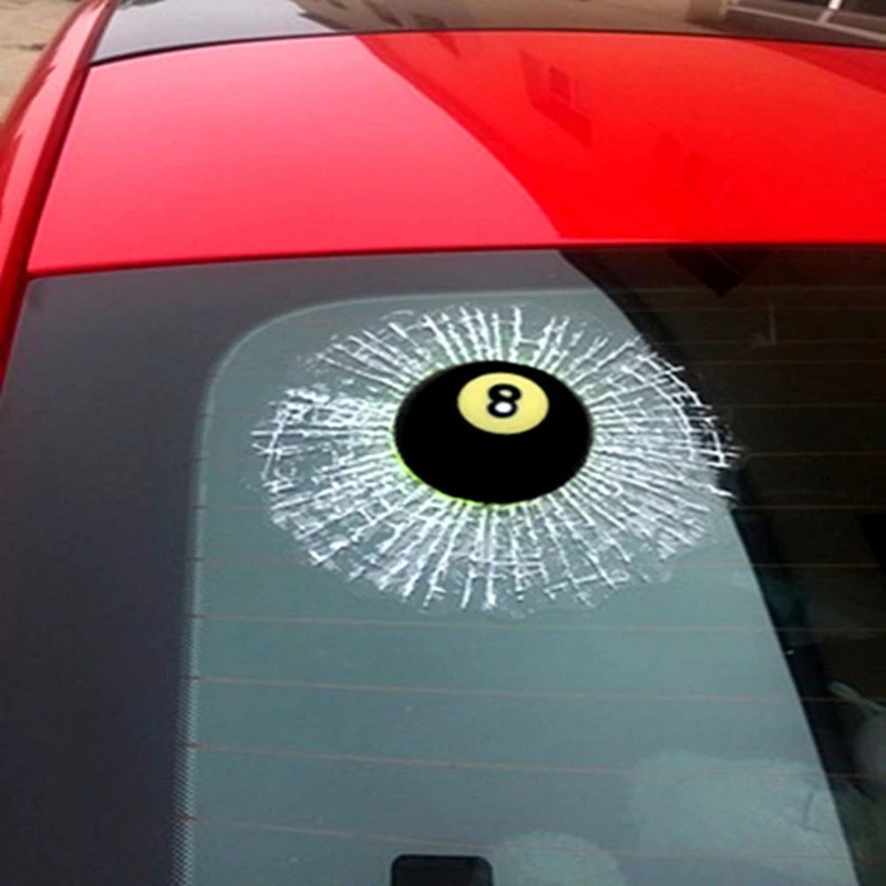 Youwinme Diy 車のステッカー 3d 8 ヒットビリヤードボールクレイジーステッカー外装デカール自動車窓ボディフロントガラス Car Sticker Car Sticker 3dstickers Car 3d Aliexpress