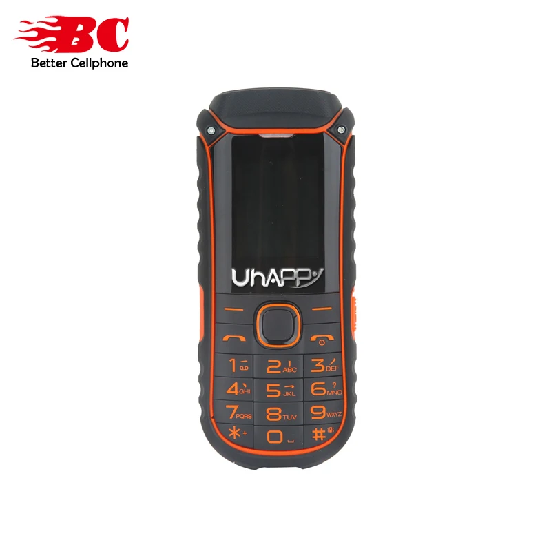 Оригинальный UHAPPY A5000 + русская клавиатура фонарик две sim карты 2G GSM 4400 mAh большой