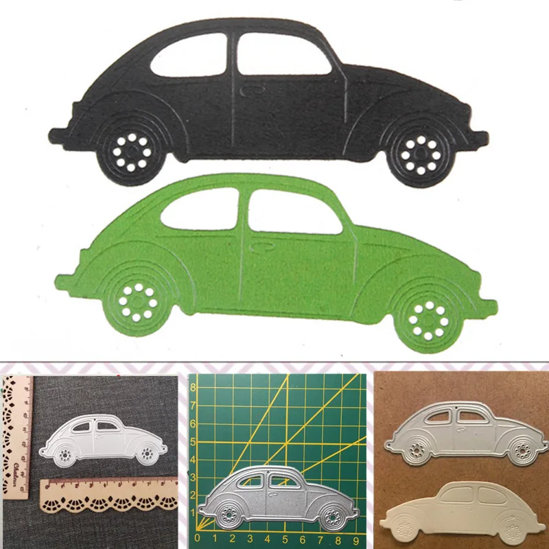 

Gowing Cute Car Backdrop Metal Cutting Dies Stencil Scrapbook Album Embossing Dies For Gift Card Making Handcrafts 2019 New