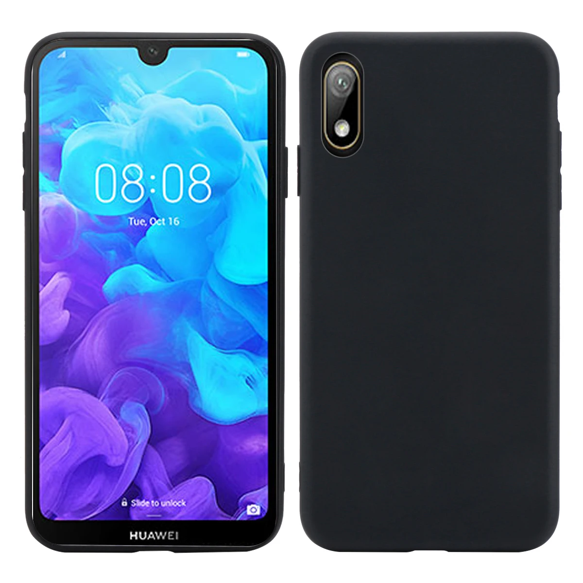 For Huawei Y5 Y6 2019 Case Soft Silicone Slim Candy Color Matte TPU Back Cover Pro Shockproof |