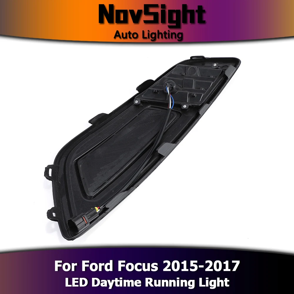 NOVSIGHT Белый светодиодный дневные ходовые огни ДХО Противотуманные фары желтый