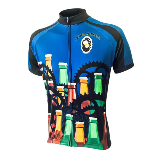 Maglia Ciclismo Uomo Maniche Corte - Jersey Per Oktoberfest E Sport - Design Festa Della Birra - Foto 3