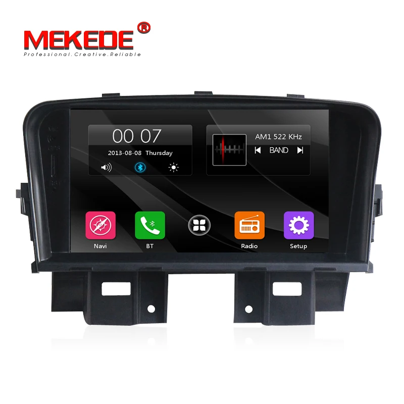 Best Two Din 7 Inch Car DVD Player For CHEVROLET CRUZE DAEWOO LACETTI With 3G Host Radio GPS RDS Bluetooth 1080P Ipod Free Maps 2