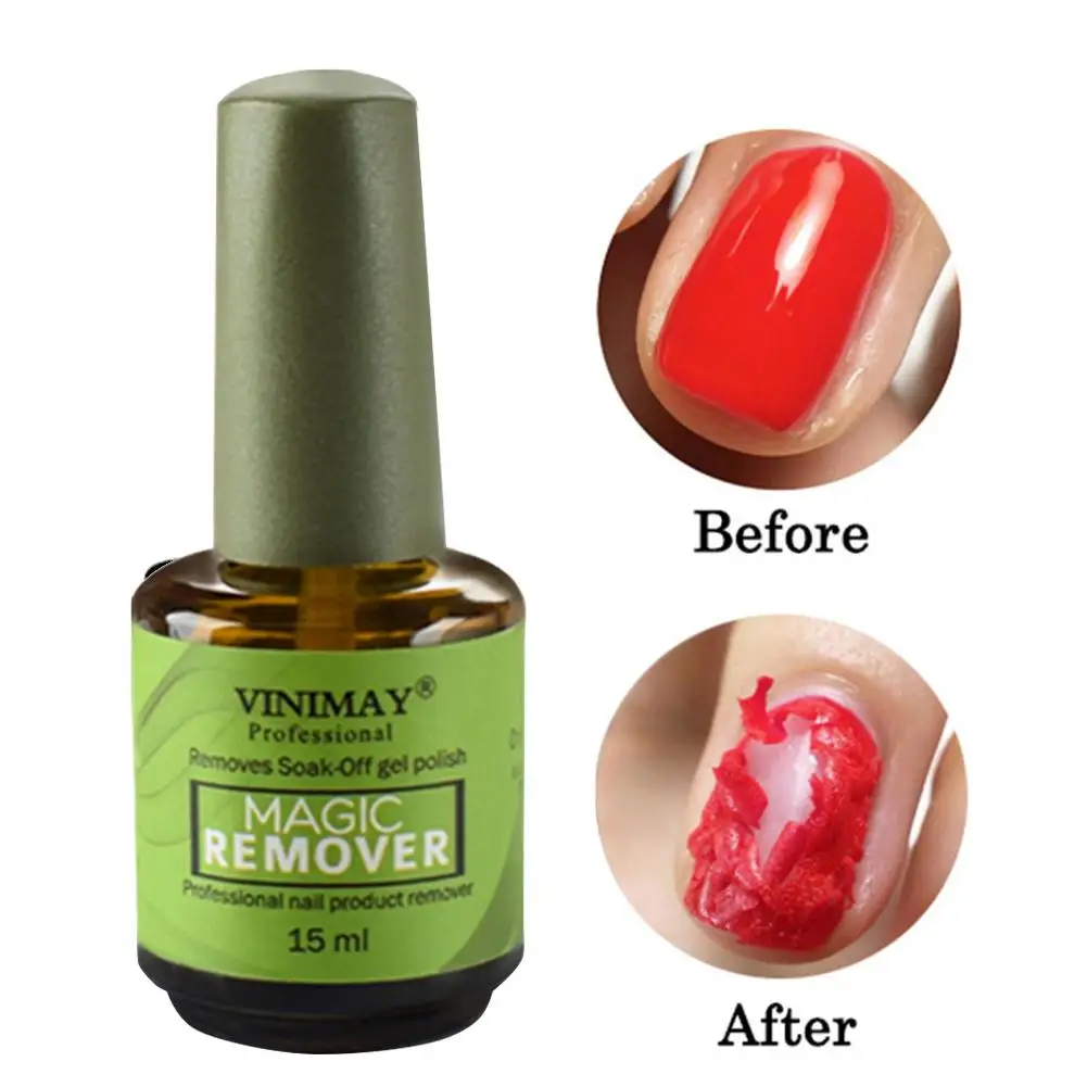 

15 ML Burst Magic Remove UV Gel Nail Polish Magic Remover Soak Off Nail Art Primer Acrylic Clean Degreaser For Nail Lacquer