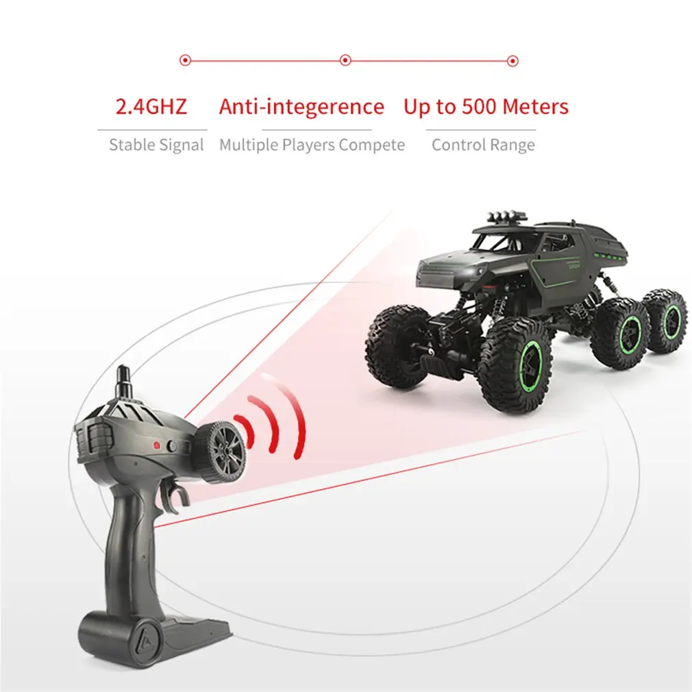 

JJR/C Q51B RC Car 2.4G Off Road 6WD Racing Truck Climbing off Road Car Toy Remote Control Vehicle Rock Crawler Six Wheels Model