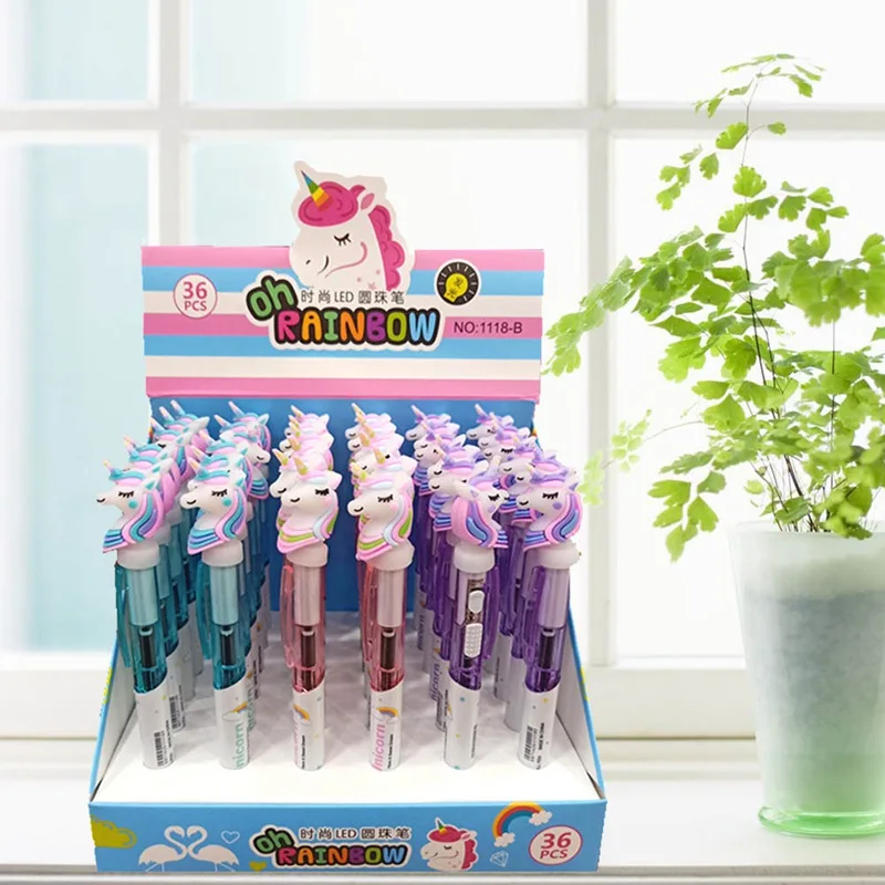 

Kawaii Unicorn Pens Light Silica Head Gel Pen Novelty Neutral Pen For Writing Kids Gift Office School Supply color random