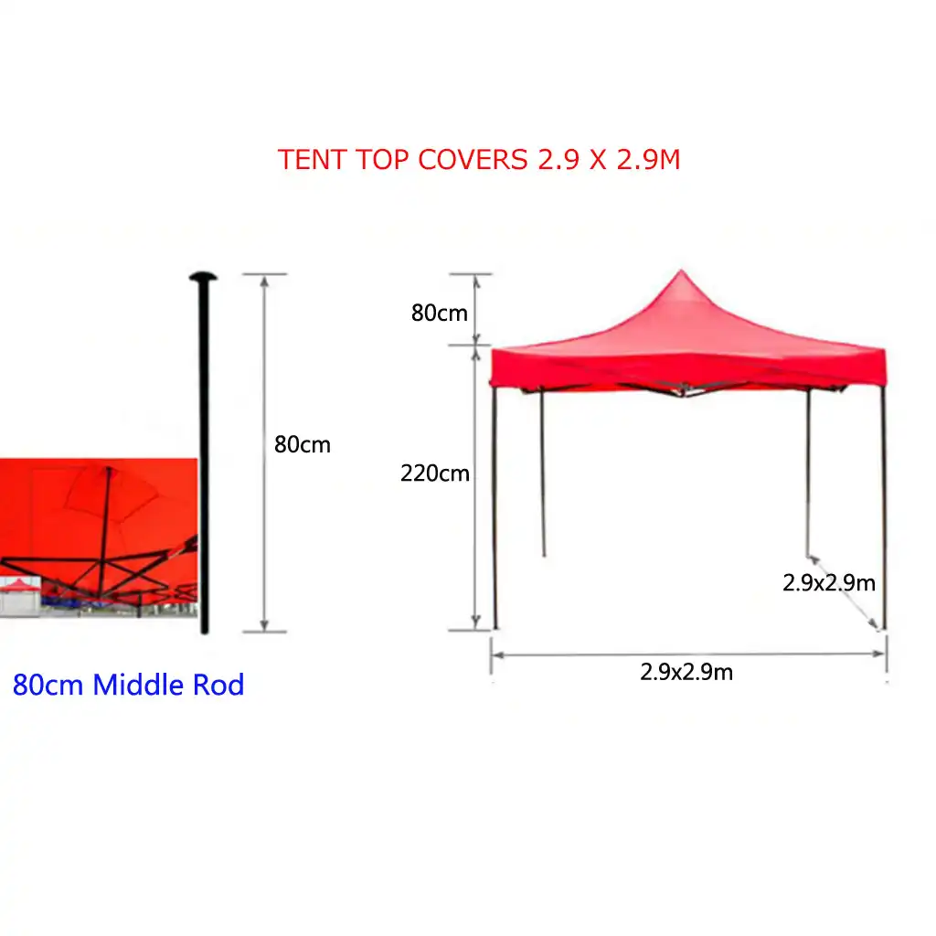 Replacement Canopy Top Cover Patio Tent Hiking Fishing Sunshade