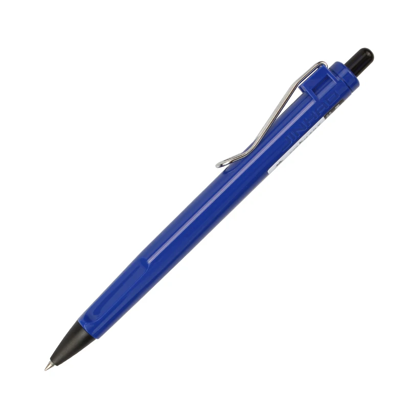 Гель с защелкой ручка 0,5 мм выдалбливают клип выдвижной обычные ручки для студент, школа, офис Поставки канцелярских принадлежностей - Цвет: blue