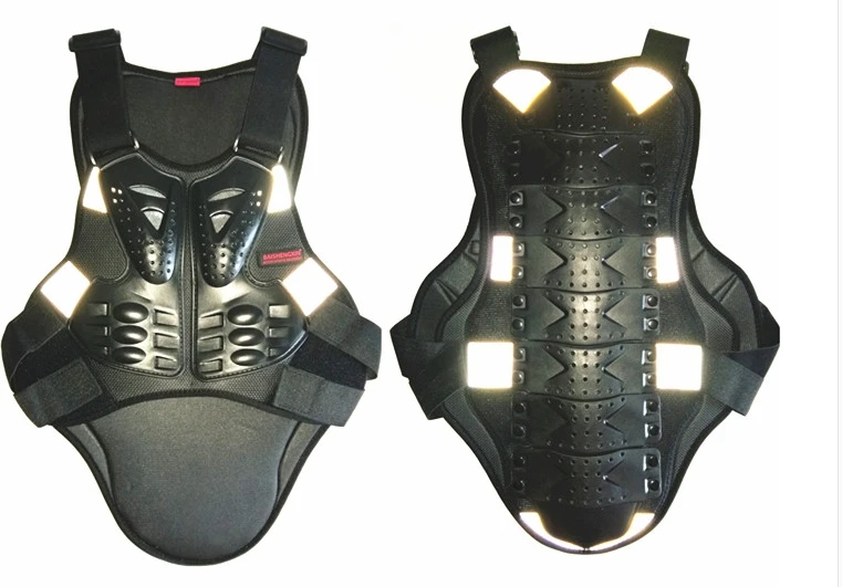 

SX041 motorcycle riding protective gear safety reflective vest cross country ski protection chest care back protection