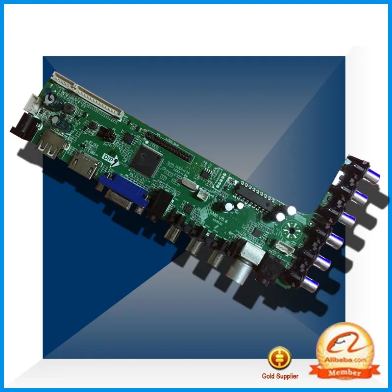 

M6 V5.4 LCD TV Driver Board Common Motherboard / Instead Of HX V59LEDS LCD DIY