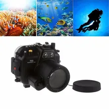Meikon 40M Waterproof Underwater Camera Housing Case for Canon EOS 70D 18-55mm Lens waterproof underwater housing camera housing case for canon 550d 18 55mm lens