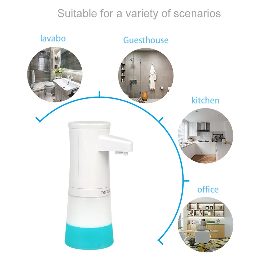 

Hot Smart Auto Induction Foaming Hand Washer Wash Automatic Soap Dispenser 0.25s Infrared induction For Family Kitchen Bathroom