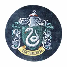 Lannidaa 80x80 см мультяшный крутой ковер для дома, спальни, коврик для пола, волшебный школьный H, круглая игра для пикника, Противоскользящий коврик для пляжа