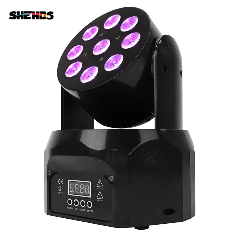 

10PCS LED Wash 9x8W RGBW 4IN1 Moving Head DMX512 Stage Effect Lighting For DJ Disco Party Nightclub Christmas Decorations Bar