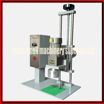 

Diameter 10-80mm Electric desk automatic aluminum metal cap capper machine, round bottle caps capping screw capper machine H35cm