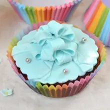 100 шт разноцветная бумага CakeCup Маффин чашка крем Топпер выпечки