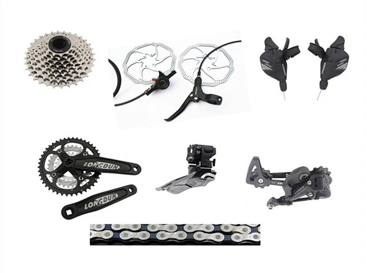 ultegra bicycle group set Drivetrain 24 speed  mtb group set Upgrade Mountain Bike GroupSET 8pcs