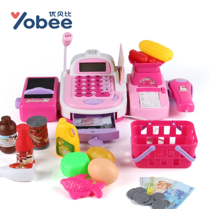 Yobee Многофункциональный кассовый аппарат игрушки развивающие Ролевые игры