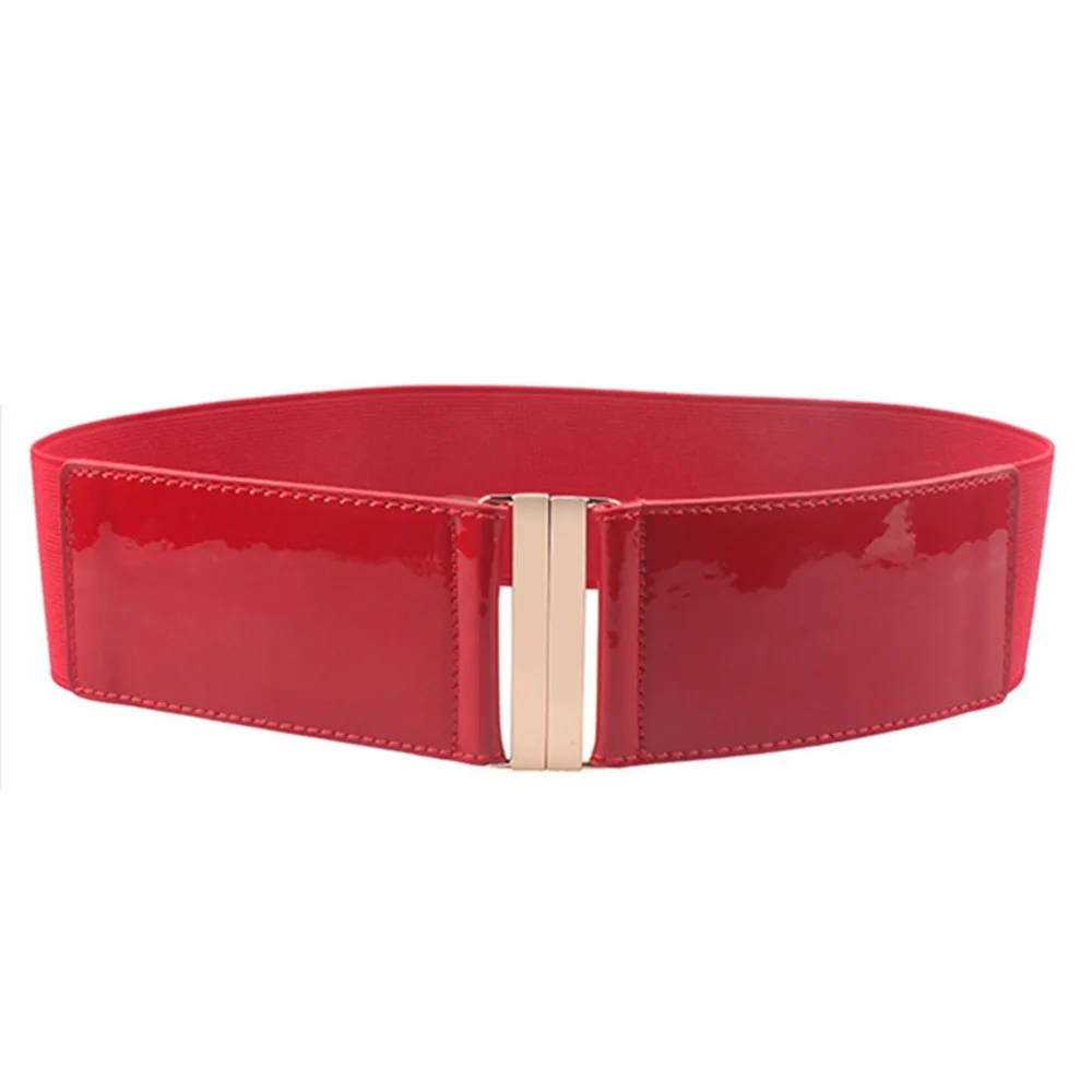 FAJARINA Ladies All-match Woman Decorative Elastic Cow Skin Genuine PU Leather Belts for Women Wide Waist Cummerbunds LDFJ083 FAJARINA Ladies All-match Woman Decorative Elastic Cow Skin Genuine PU Leather Belts for Women Wide Waist Cummerbunds LDFJ083
