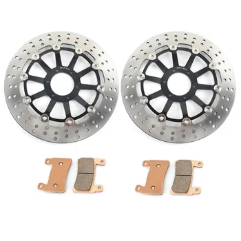 

BIKINGBOY For Honda CBR 600 F F4 SuperSport 1999 2000 Full Sets 296mm Front Brake Disks Discs Rotors Pads