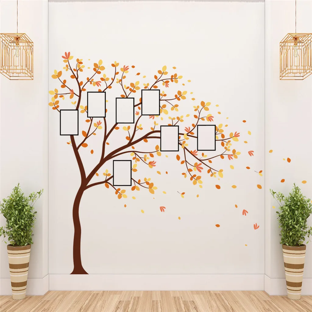 Colors Tree Branch Photo Mermaid Mobile Creative Wall Affixed With Decorative Window Decoration for Home 3.26 | Дом и сад