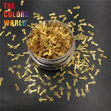 Ножницы и Ключ Форма блестки ногти блеск дизайн ногтей украшения боди-арт Краска для лица макияж тумблеры ремесло аксессуары фестиваль