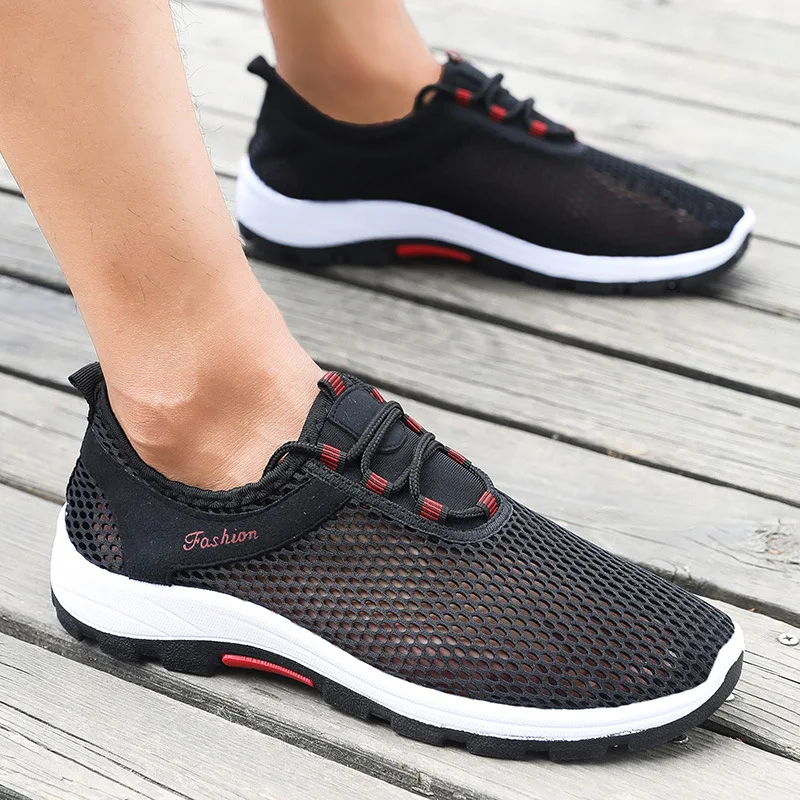 

Men Casual Shoes Air Mesh Men Shoes Lace Up Men Sneakers Male Shoes Adult Hiking Shoes Fashion Sneakers Tenis Feminino Zapatos