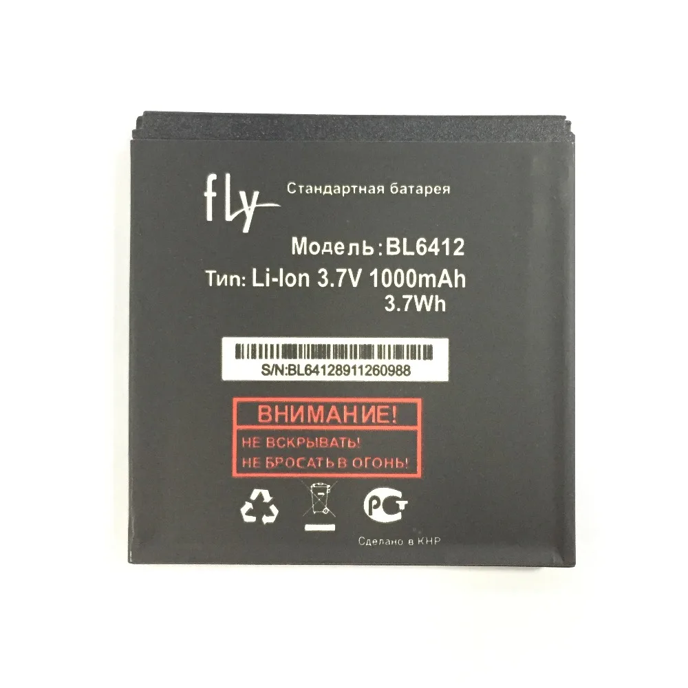 MLLSE для FLY BL6412 1000 мАч Высококачественная стандартная сменная литий-ионная батарея
