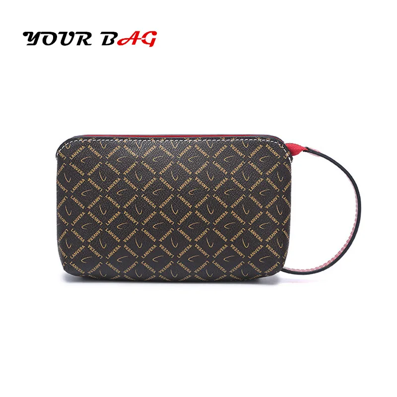 

UBAG bags for women 2018 Wallets Genuine Leather Clutch Printing Handbags Female Phone Bag Ladies luxury Purse small Bags Female