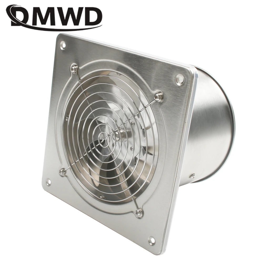 Online DMWD 6 Zoll 45w 220v Hohe Geschwindigkeit Auspuff Fan Gebläse Wc Küche Bad Hängen Wand fenster Ventilator luft extractor Fans 6  