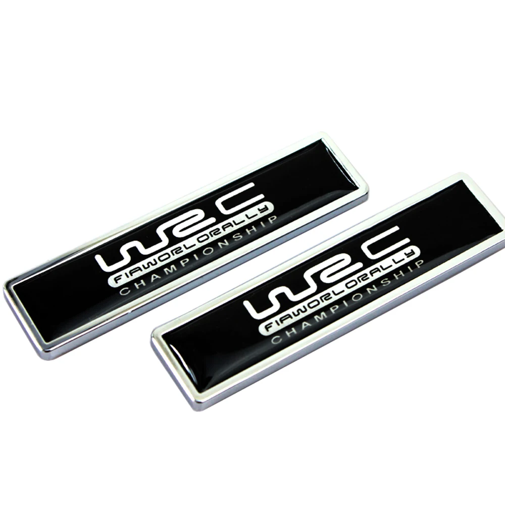 

Car Universal Decoration Decal Side Door Sticker For WRC Logo For Hyundai I30 I20 Citroen Volkswagen Vw Polo Toyota Chevrolet