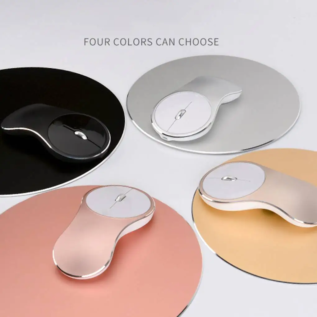 

Wireless Rechargeable Optical Mini Portable Aluminum Alloy Game Elegant Mouse USB Receiver